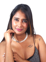 Load image into Gallery viewer, Beads Necklace | Two Line Beads Necklace
