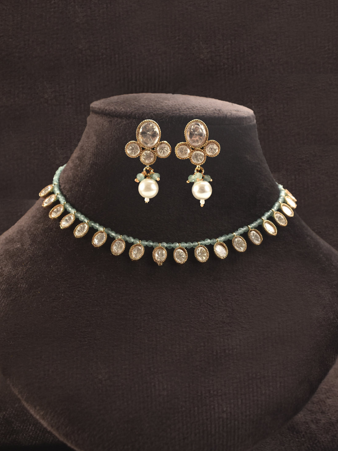 Beads and Kundan Necklace set