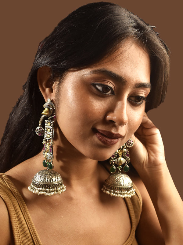 Beautiful  Design Long Jhumka | Metal Jhumka