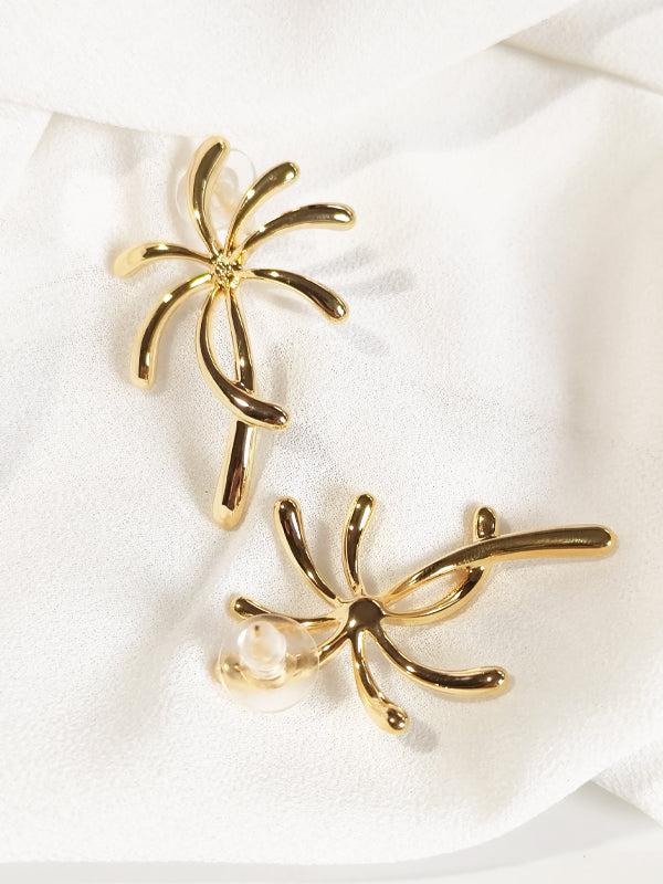 Beautiful Golden Earring | Stylish Anti tarnish Earring