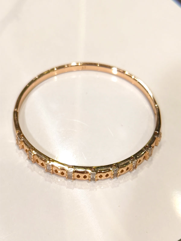 Beautiful White Stone Design Bracelet | Stylish Anti Tarnish Bracelets