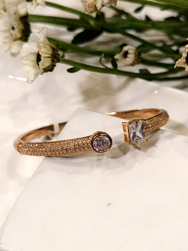 Stylish Anti Tarnish Bracelets | Beautiful White Stone Design Bracelet