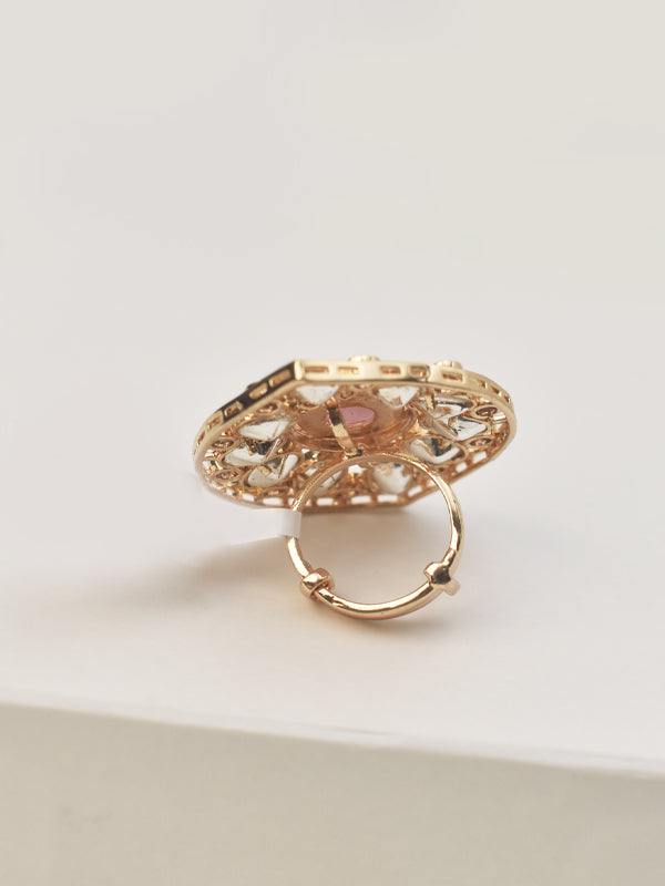 Beautiful Kundan Finger Ring 