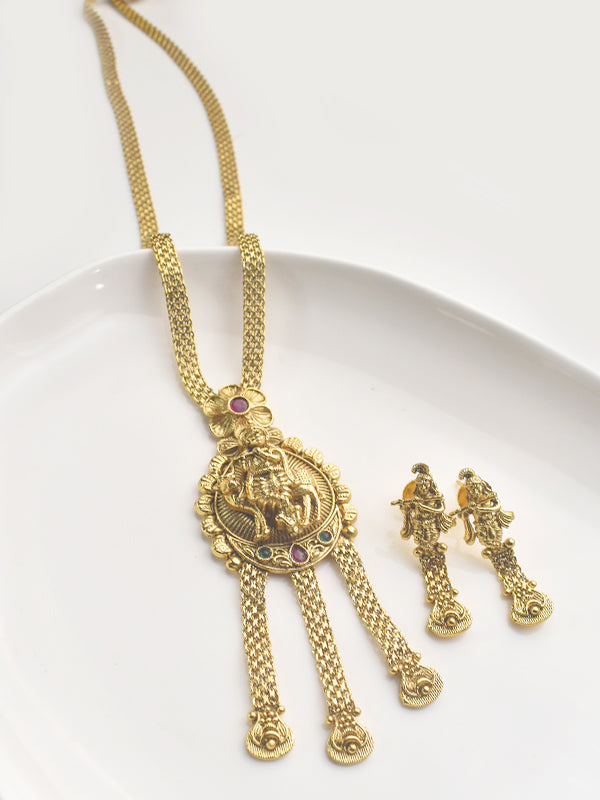 Beautiful Temple Necklace Set