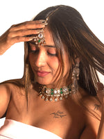 Load image into Gallery viewer, Big Kundan Choker Set 
