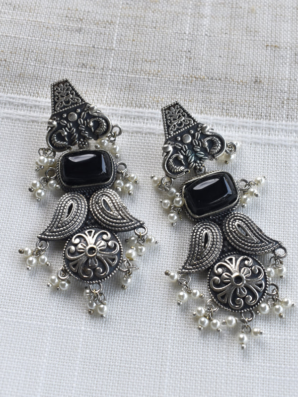 Black Earrings | Metal Earrings