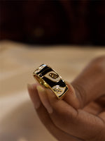 Load image into Gallery viewer, Black Finger Ring
