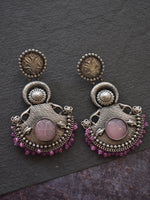 Load image into Gallery viewer, Black Metal Earrings
