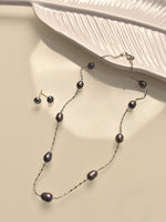 Load image into Gallery viewer, Black Pearl Chain
