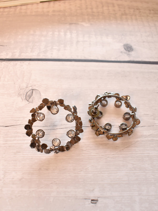 Black Stud Earrings