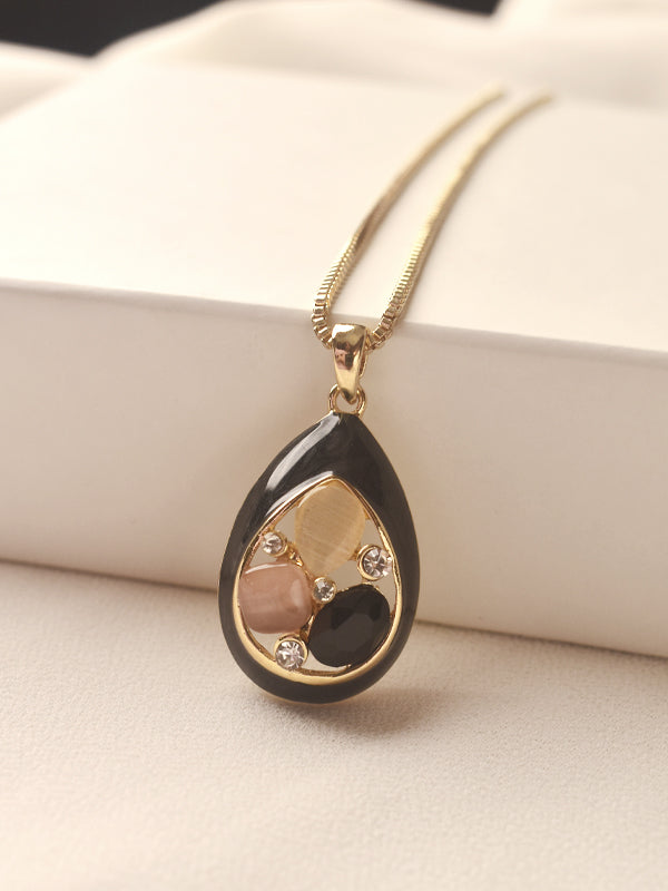 Black Color Pendant Set
