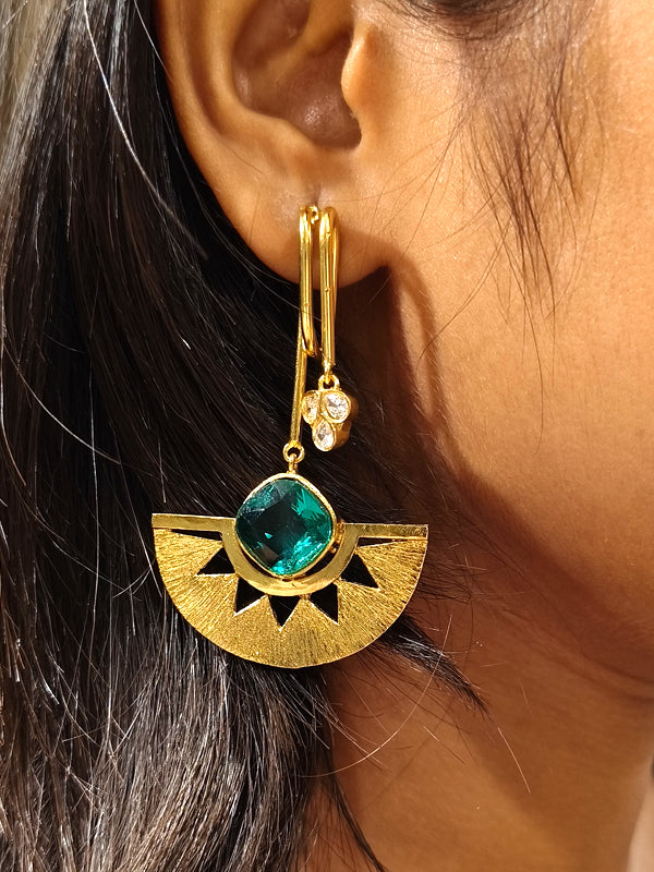Blue Stone Earring