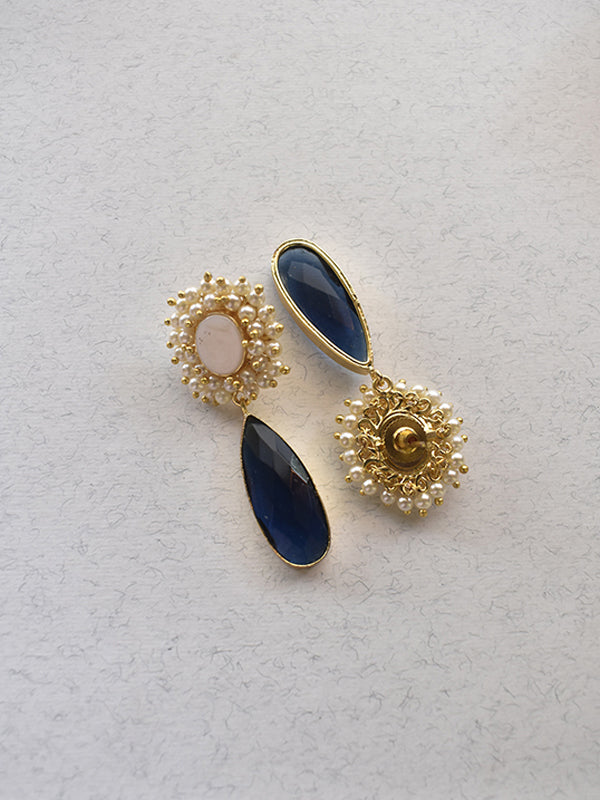 Blue Stone Earring