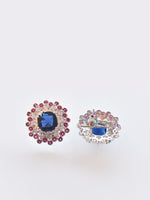 Load image into Gallery viewer, Blue Stone Earrings
