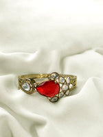 Load image into Gallery viewer, Bracelet with a red gemstone 
