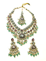 Load image into Gallery viewer, Bridal Kundan Choker Set
