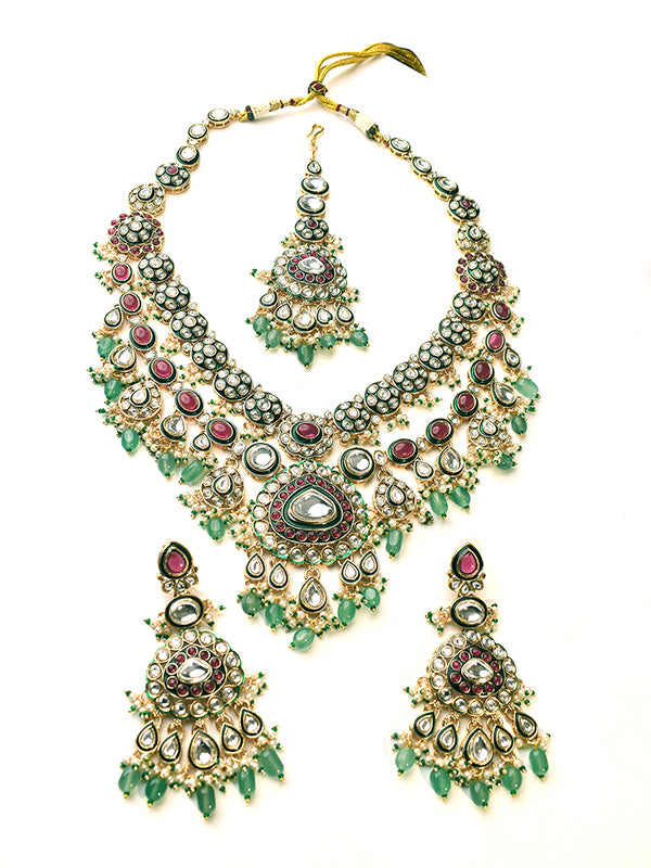 Bridal kundan set