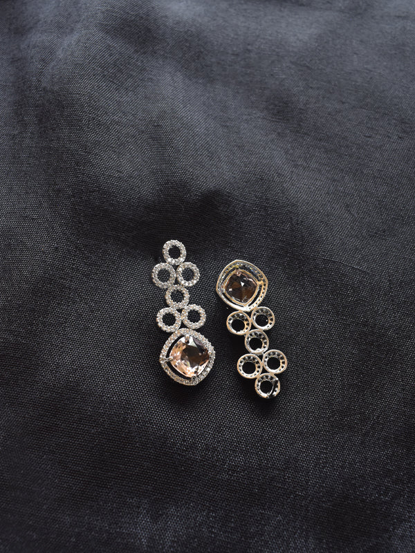 Champagne Stone Earring