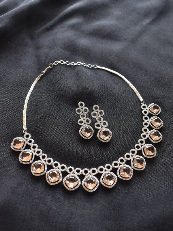Champagne Stone Necklace