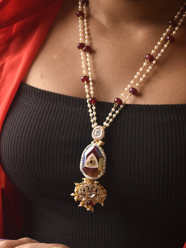 Decorative Necklace with a Pendant 
