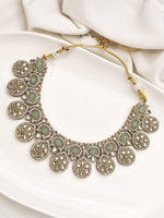 Load image into Gallery viewer, Decorative necklace with turquoise stones 

