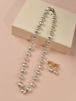 Load image into Gallery viewer, Delicate Pearl Necklace Set
