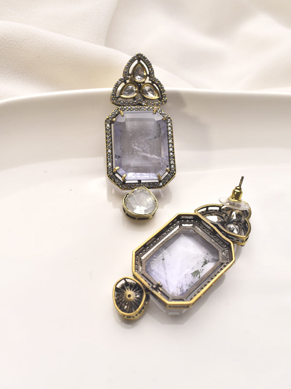 Drop Kundan Earrings