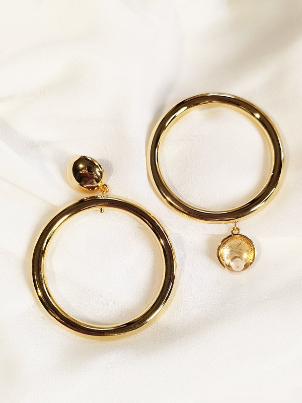 Golden Earrings | Big Golden Hoops