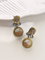 Load image into Gallery viewer, Royal Multicolor Stone Necklace Set | Indo-Western with Colourful fancy Stones
