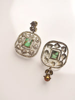 Load image into Gallery viewer, Multi Stone  Necklace Set | Green Stone Necklace Set
