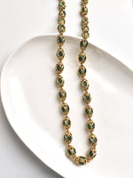 Load image into Gallery viewer, Elegant Ethnic Green Stone Mala
