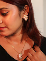 Load image into Gallery viewer, Flower_Pendant_and_Earring

