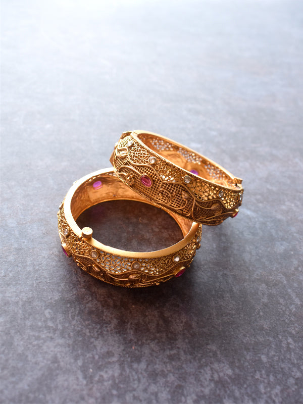 Gold Plated Bangles