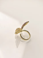 Load image into Gallery viewer, Golden Colour Polish Ring
