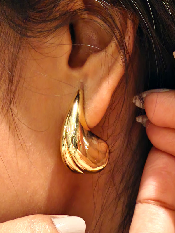 Golden Earring for Women | Stylish Anti tarnish Earring