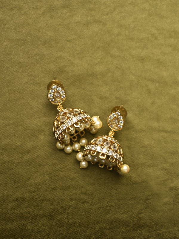 Golden Jhumkas