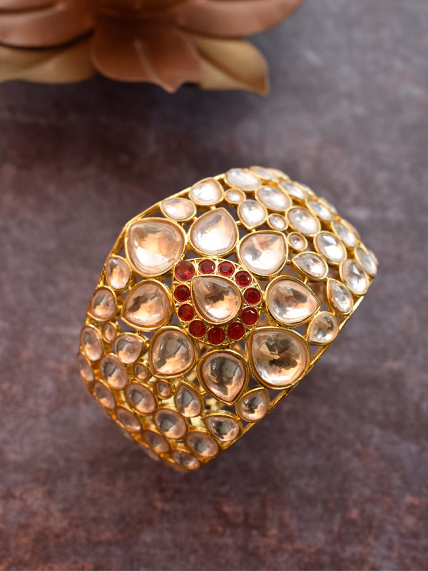 Golden Kundan Bracelet