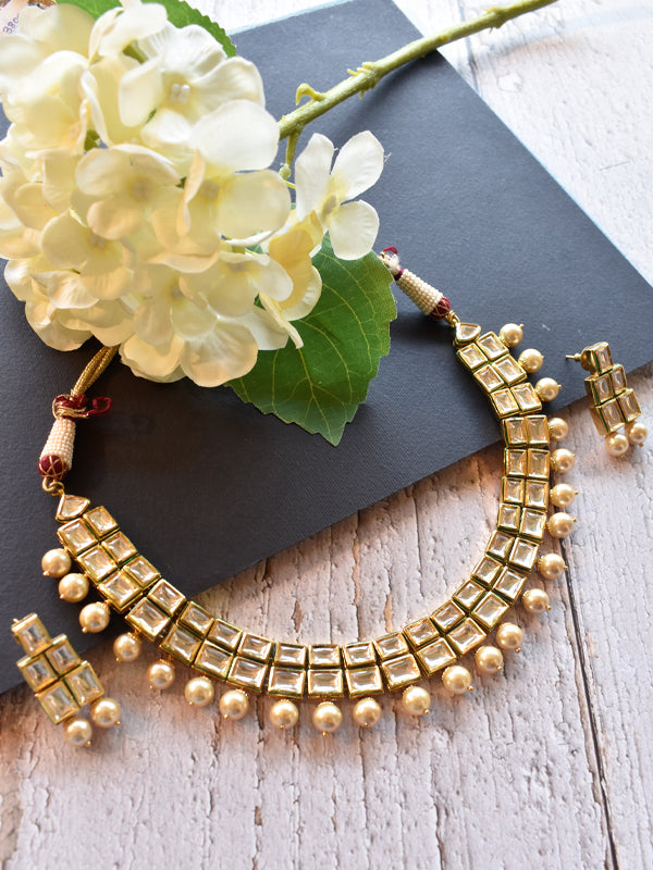 Golden Kundan Necklace