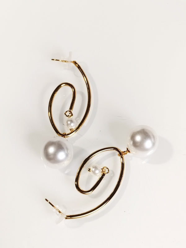 Golden Long Earrings