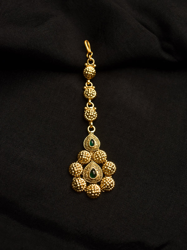 Green Necklace | Golden Necklace