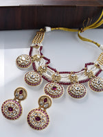 Load image into Gallery viewer, Golden Ncklace Set
