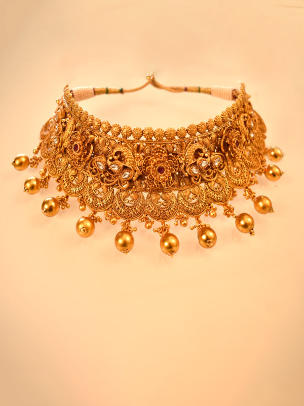 Golden Necklace Set