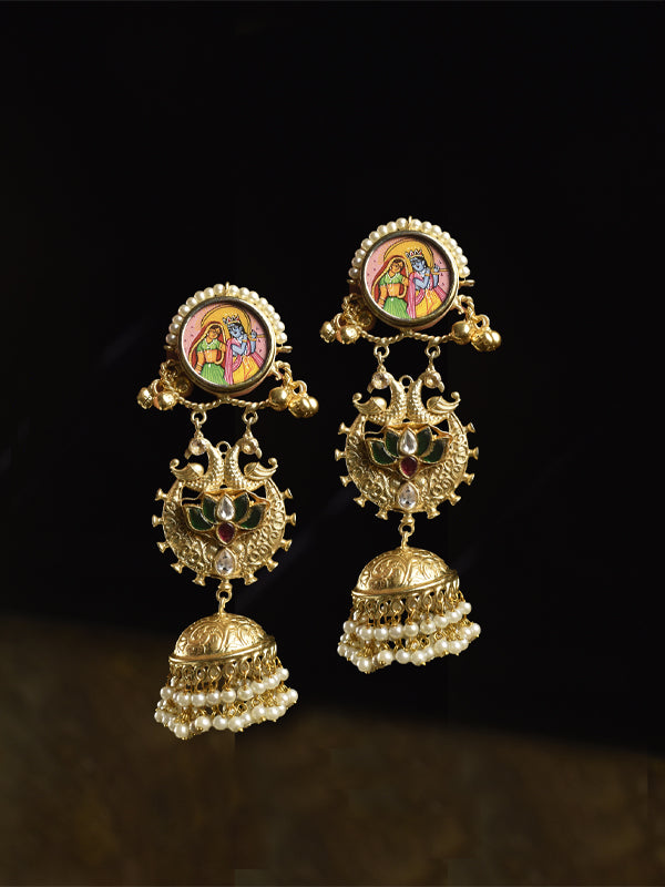 Golden Polish Earrings