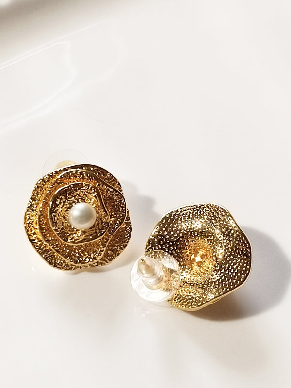 Golden Polish Earrings