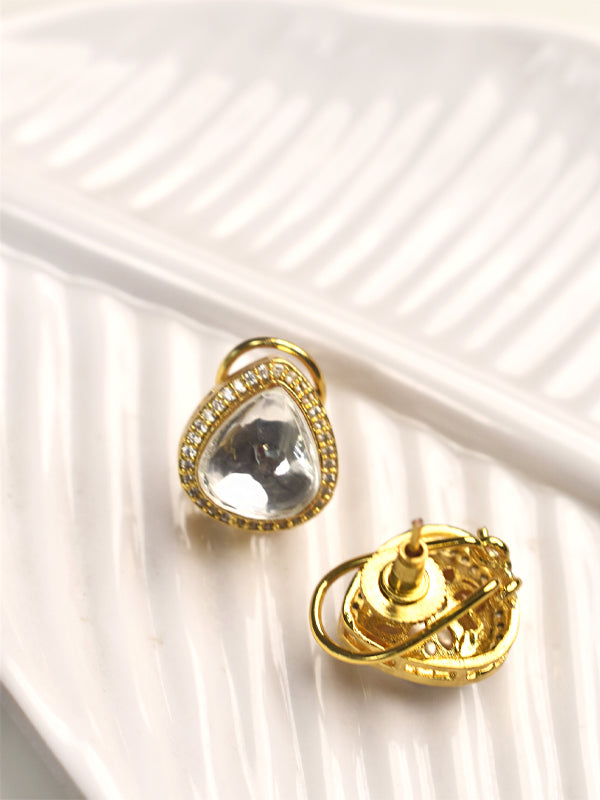 Golden Polish Earrings