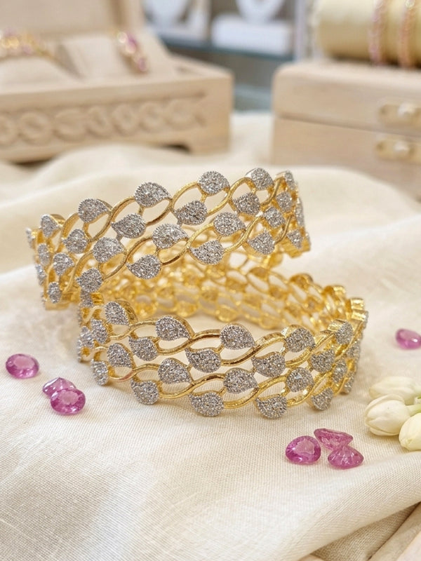 Golden Bengles Design For Women