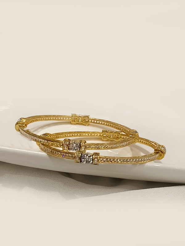 Golden Bracelet with Gemstones 