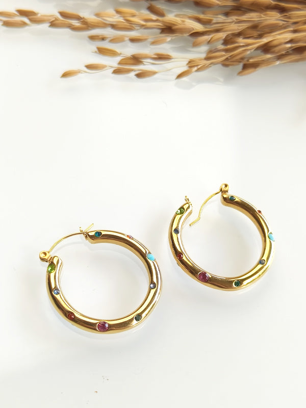 Golden Hoops | Golden Earrings