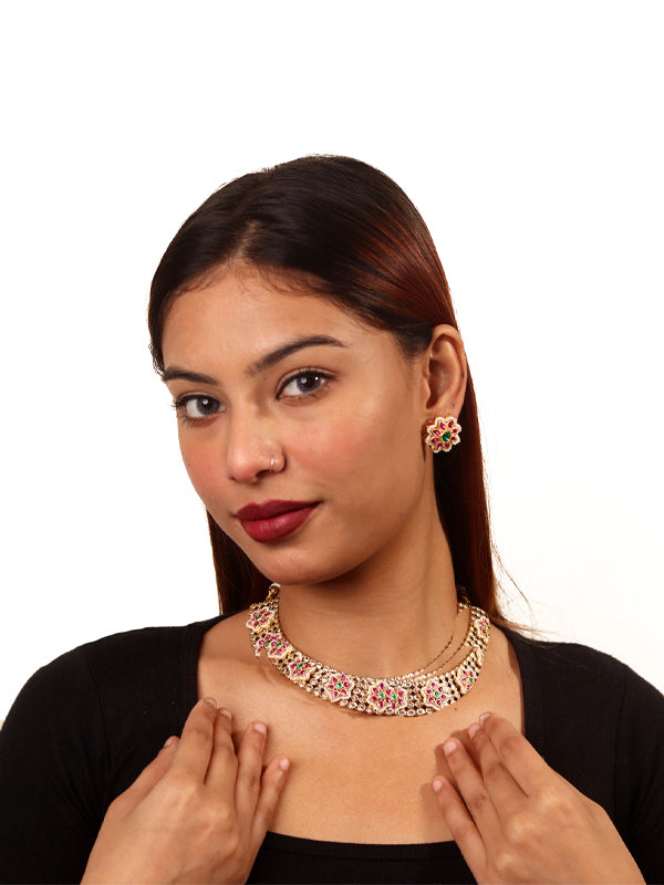  Golden Necklace Set