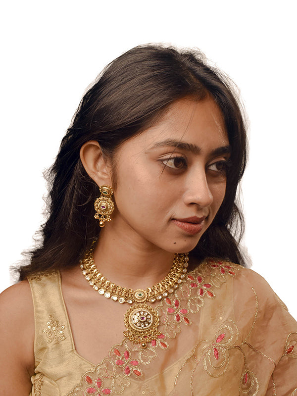 Golden Necklace Set